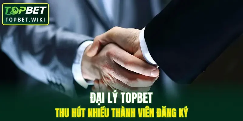Đại lý TOPBET thu hút nhiều thành viên đăng ký