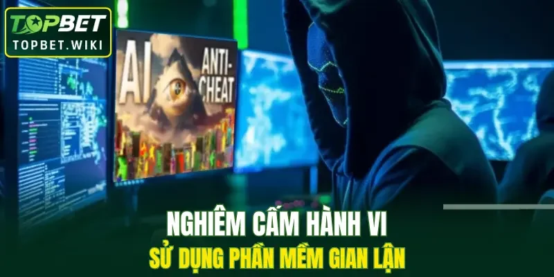Nghiêm cấm hành vi sử dụng phần mềm gian lận khi cá cược